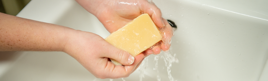 Wash Your Hands with Goat Milk Soap
