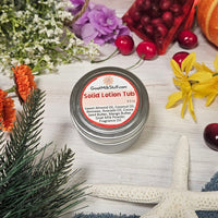 Goat Milk Solid Lotion Tin