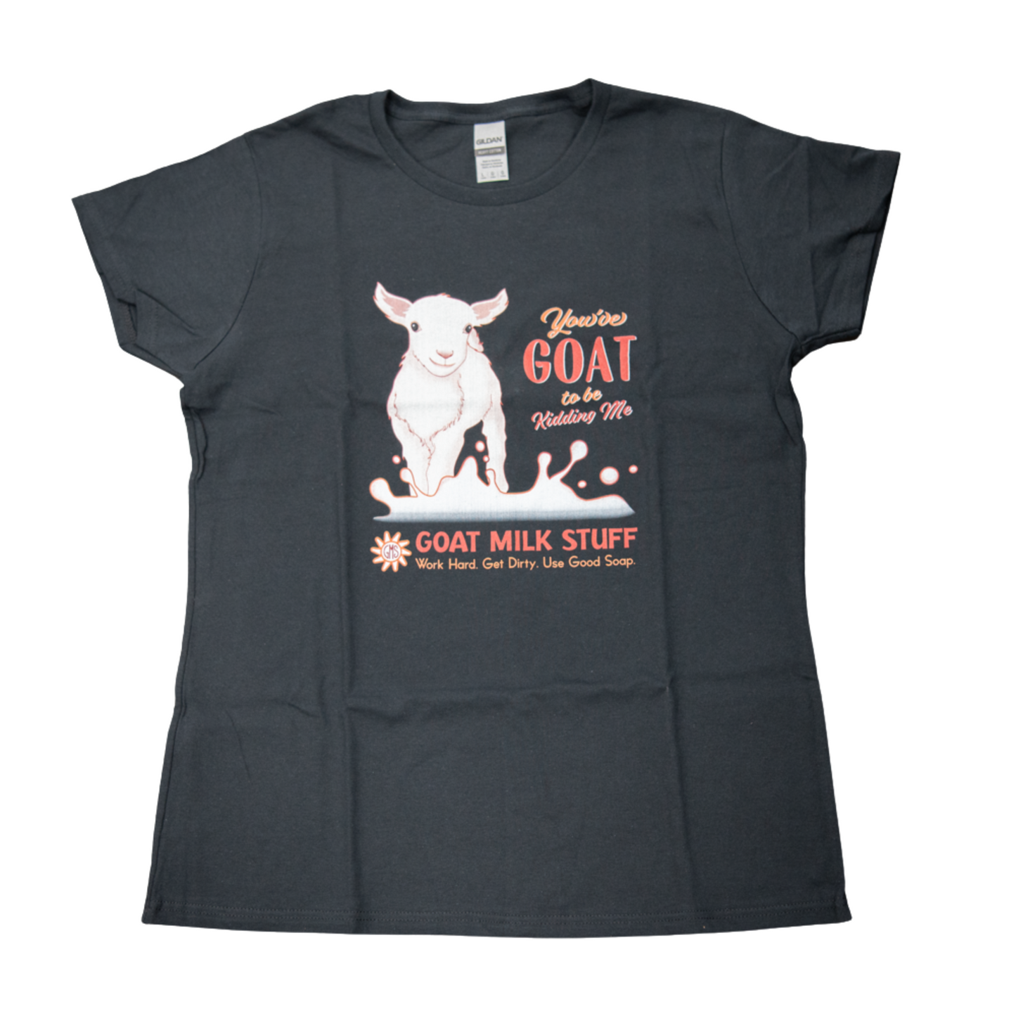 Ladies Large Goat Milk Stuff T-Shirts