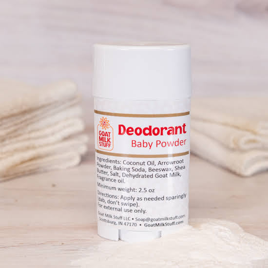 Healthy Baby Powder Natural Deodorant that Works! – Goat Milk Stuff