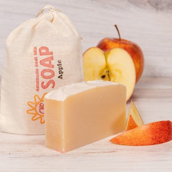 goat milk soap apple bag