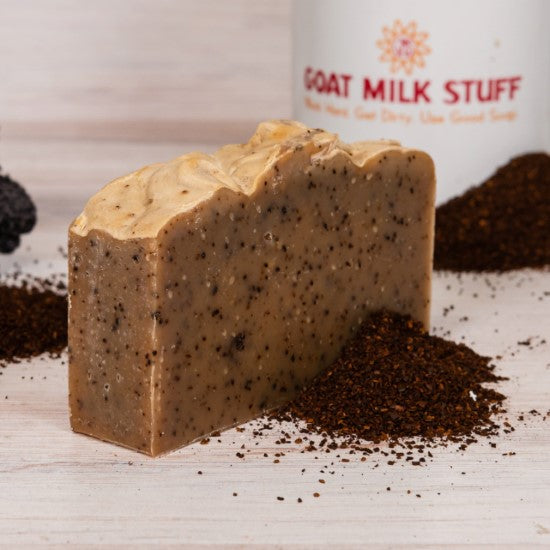 Coffee Scrubby Goat Milk Soap (June)