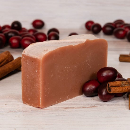 goat milk soap cranberry spice standard