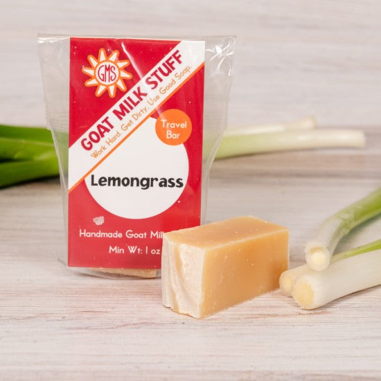 goat milk soap lemongrass travel bag