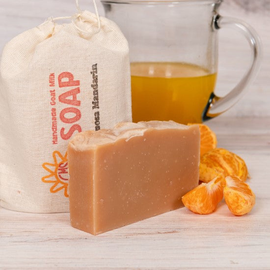 goat milk soap mimosa mandarin nag