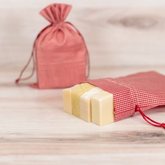 Four Bars of Goat Milk Soap in the Problem Skin Pack