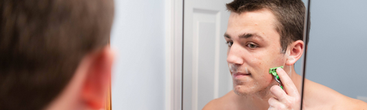 Hewitt shaving with goat milk shaving soap