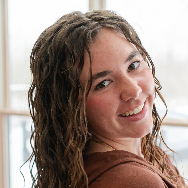 Woman smiling