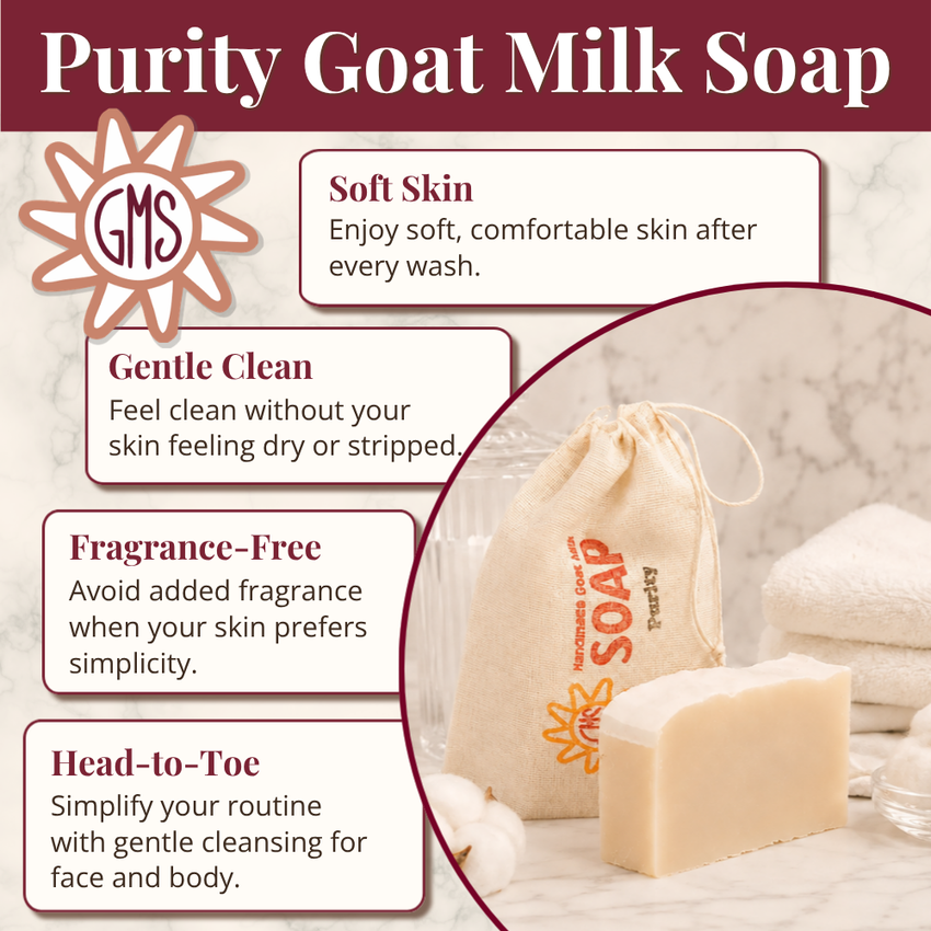 Purity Goat Milk Soap Unscented
