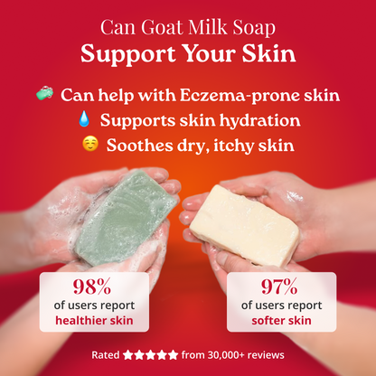 goat milk soap supports your skin health
