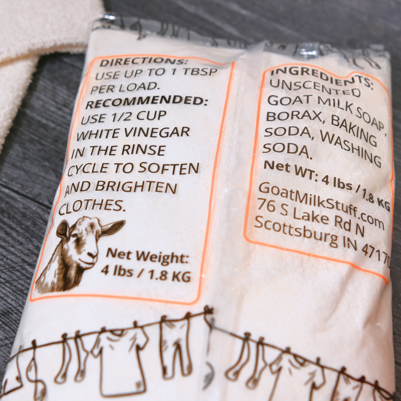 goat milk laundry soap