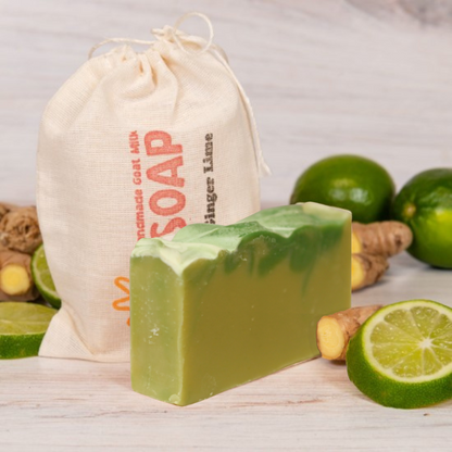 Goat Milk Soap Ginger Lime