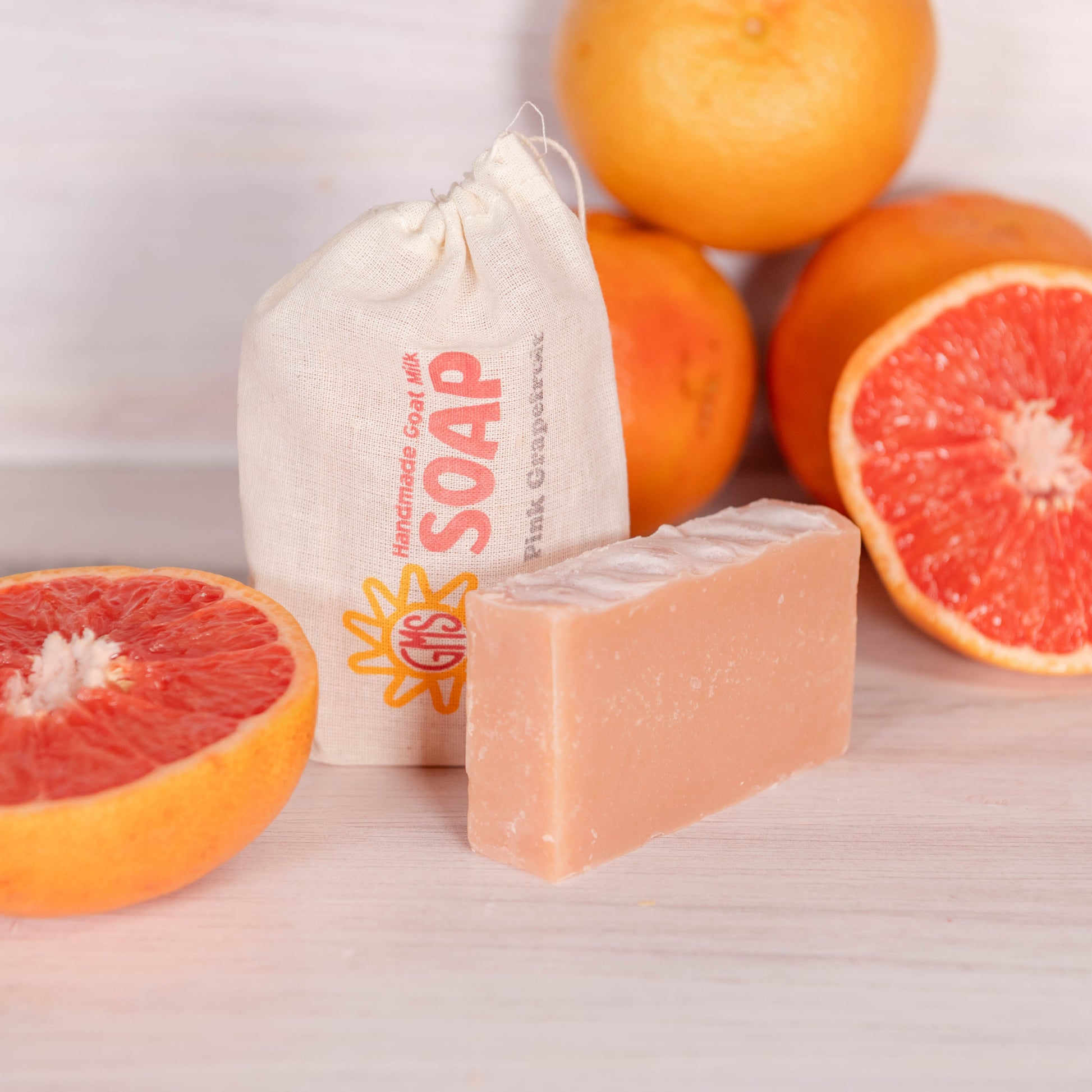 Goat Milk Soap Pink Grapefruit