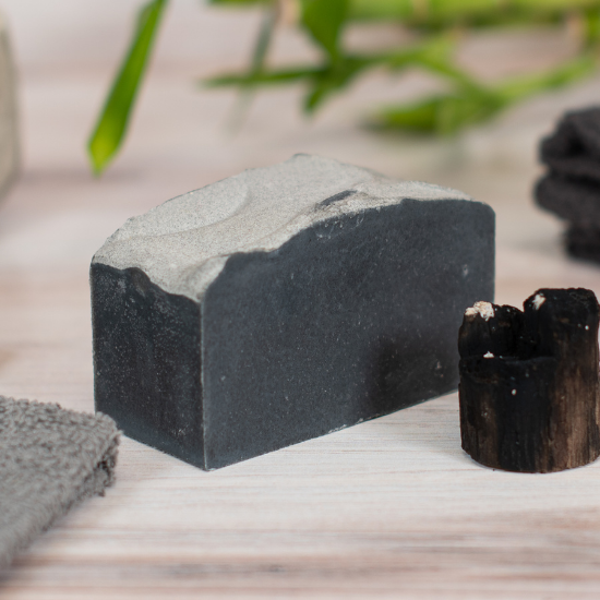 goat milk soap activated bamboo charcoal