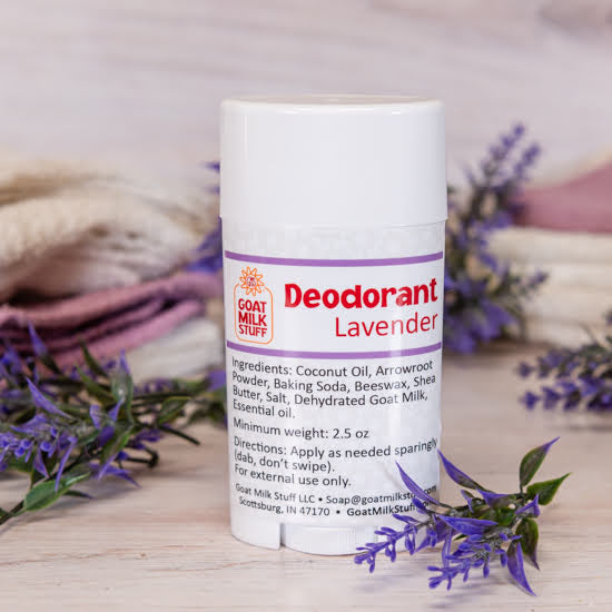 Lavender Natural Deodorant that is aluminum-free