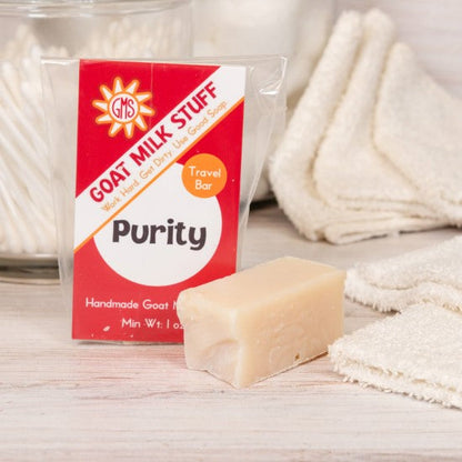 goat milk soap purity travel bag