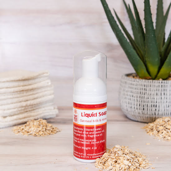 Goat Milk Liquid Soap Oatmeal Milk & Honey Foamer