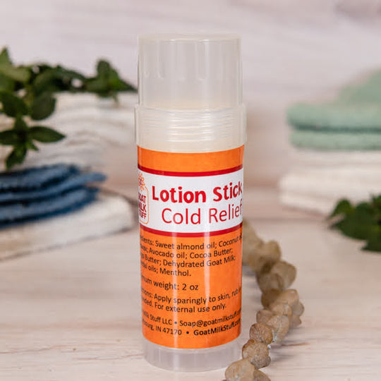 Natural Cold Relief/Nasal Decongestant Stick Goat Milk Stuff