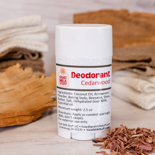 Cedarwood Goat Milk Natural Deodorant