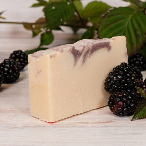goat milk soap black raspberry standard