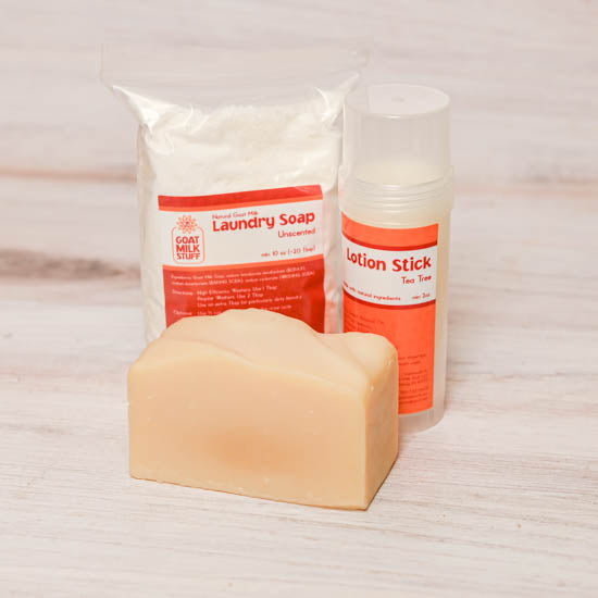goat milk soap bundle best for psoriasis - bundle:small