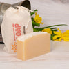 goat milk soap daffodil bag