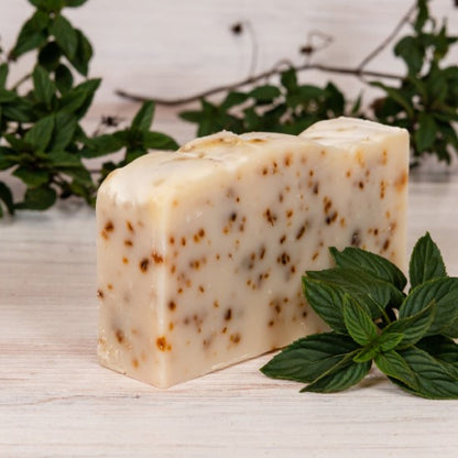 goat milk soap peppermint standard
