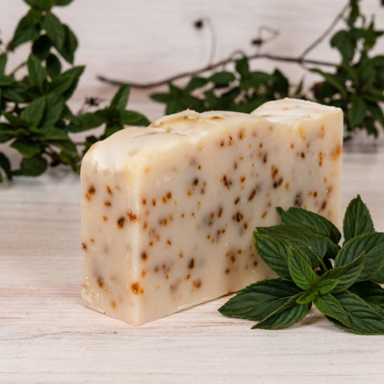 goat milk soap peppermint standard