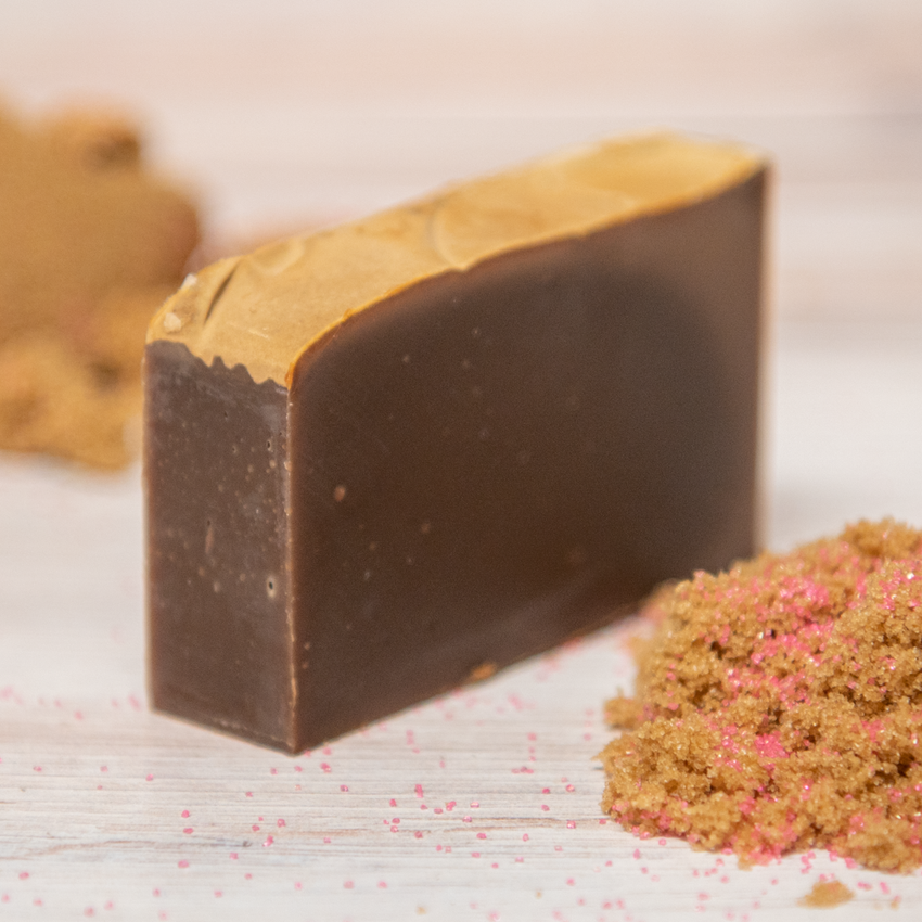 Pink Sugary Goat Milk Soap Naked