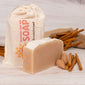 goat milk soap sandalwood bag