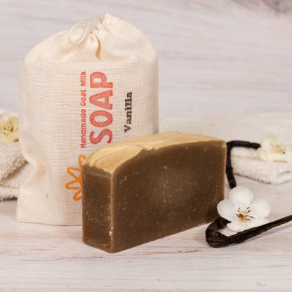 goat milk soap vanilla bag